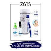 Zgts Blue Line Dermaroller 0.75mm Titanyum 192 Iğneli Derma Roller