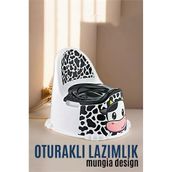 Zhltoys İnek Desenli Oturaklı Lazımlık