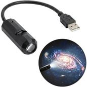 Zibox Powermaster PM-29073 USB Oda Uzay Atmosfer Aydınlatma Projeksiyon Lambası - Siyah