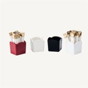 Zicco K-2049 6.5x6.5 cm Kırmızı Melamin Poşet Şekerlik