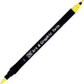 Zig Art Graphic Twin Marker 110 Mid Yellow Çizim Kalemi