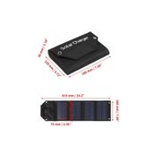 Zigver Katlanır Güneş Paneli 60W/80W/100W USB 5V Solar Charger Taşınabilir Güneş Pil Güç Bankası Açık Kamp