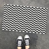 Zigzag Tasarim Kapi Onu Ve Ev Ici Paspas 45X75 Cm