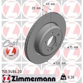 Zimmermann Depomix Bmw F10 F11 Renault Arka Fren Diski