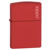 Zippo 233ZL-000052 Kırmızı Red Matte Logo Çakmak