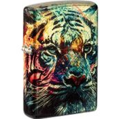Zippo 46145 48458 Colorful Tiger Design Çakmak