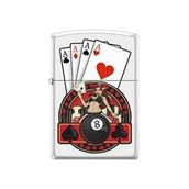 Zippo Beyaz Poker Kadın Woman 214-001935 Çakmak