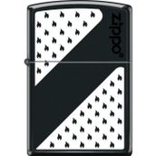 Zippo Black And White Design Çakmak