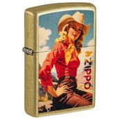 Zippo Cowgirl Dizayn Çakmak