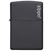 Zippo Orijinal Black Matte Logolu 218ZL Çakmak