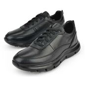 Ziya 151983ZF902 Siyah Hakiki Deri Erkek Sneaker Ayakkabı