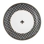 Zm Decor 28 cm Siyah İnci Tabak