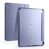Zore Apple iPad 10.2 8. Nesil Tri Folding Smart With Pen Standlı Kalemlikli Kapaklı Kılıf