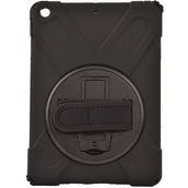 Zore Apple iPad 9.7 2018 6. Nesil Defender Standlı Koruyucu - Siyah Kılıf