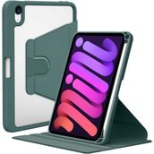 Zore Apple iPad Mini 2021 6. Nesil Uyumlu Koyu Yeşil Nayn Dönebilen Standlı Kılıf