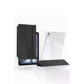 Zore ATA32345 Ipad Air 13 2024 Kılıf Magnetik Ayrılabilen Airbagli Uyumlu Ata Sliding Tablet Kılıfı-Siyah