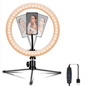 Zore CT-001 Telefon Tutucu Ring Light Işıklı Tripod