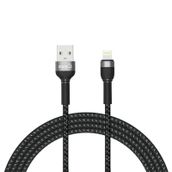 Zore Shira Serisi 2 mt Siyah Lightning USB Kablo