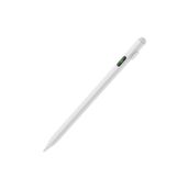 Zore T40347-MSRA Pencil 18 Stylus Universal Dijital Led Göstergeli Dokunmatik Tablet Kalemi - Beyaz