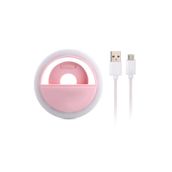 zore Youtuber Led Selfie Led Işıklı Telefon Tutucu Makyaj Işığı Ring Light Usb Girişli