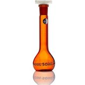 Zürih Ticaret 50 ml Amber Plastik Tıpalı Cam Balon Joje