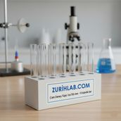 Zürih Ticaret ZURIHLAB Cam Deney Tüpü 16x150 mm - 10 Adetlik Set - Yüksek Kaliteli Laboratuvar Malzemesi