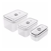 Zwilling 368040030 Vakumlu 3 Parça Dikdörtgen Plastik Saklama Kabı