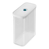 ZWILLING Fresh & Save Cube Vakumlu Saklama Kabı 3M, 21 Santimetre, Şeffaf Akdeniz Mavisi