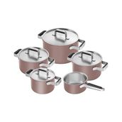 Zwilling Pure 5 Parça Gül Rengi Tencere Seti