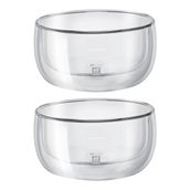 Zwilling Sorrento Çift Camlı 2'li Kase Seti, Şeffaf, 280 ml