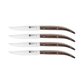 Zwilling Steak Dark Oad Wood 4 Parça Biftek Bıçağı Seti