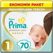 Prima Premium Care No:1 Yenidoğan 70 Adet Bebek Bezi
