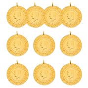 10 Adet Eski Tarihli Çeyrek Altın