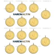 14 Adet Eski Tarihli Çeyrek Altın