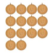 14 Adet Yeni Tarihli Çeyrek Altın