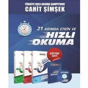 21 Adımda Etkin Ve Hızlı Okuma Eğitim Seti 4 Kitap Set - Cahit Şimşek
