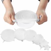 6'lı Silikon Streç Kapak Tabak Bardak Gıda Bonesi