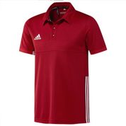 Adidas AJ5279 Kırmızı Polo Yaka Erkek T-Shirt