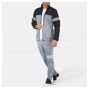 Adidas Basemid Top Kn Ay3894 Gri  Erkek Siyah Eşofman Takımı 