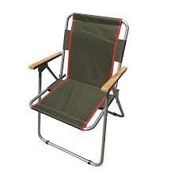 Ahşap Kollu Bahçe Kamp Sandalyesi