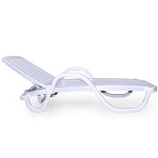 Akbrella 197x65 cm Plastik Mini Tekerlekli Kollu Toptan Şezlong