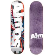 Almost 7.75 Off Center Color Wheel R7 Red Deck Kaykay Tahtası