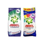 Ariel Professional Beyazlar ve Parlak Renkler 10+10 kg Toz Deterjanı