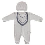 Aziz Bebe 6282 Beyaz 0 Ay Bebek Tulumu 