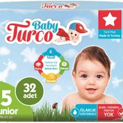 Baby Turco No:5 Junior 32 Adet Bebek Bezi