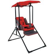 Babyhope 803 Gri-Kırmızı Bebek Salıncağı