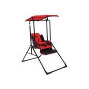 Babyhope 803 Kırmızı-Siyah Bebek Salıncağı