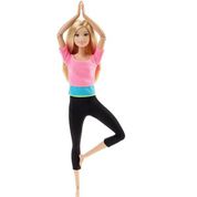 Barbie DHL81 Pembe Sonsuz Hareket Sarışın Bebek 