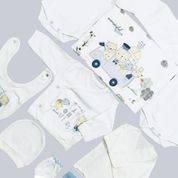 Bebitof 859 10'lu Erkek Bebek Çıkışı Yenidoğan Hastane Çıkış Seti