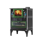 Bekaş Soba 531 Karadeniz Kuzine Yeşil Kapak Döküm Soba